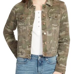Camo denim jacket